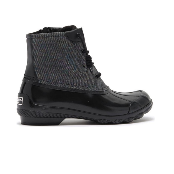 SPERRY TOP-SIDER Black Syren Gulf Cheetah Duck Boot - New In Box - Duplicate - Picture 3 of 16